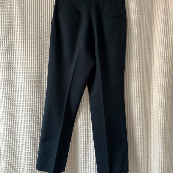 Upcycled visibly mended vintage teal trousers men's 30/30; women's 29"? - Picture 4 of 4